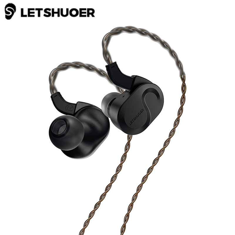 Planar Magnetic Iem Earphones - Letshuoer หูฟังอินเอียร์ S08รุ่นที่สี่ขดลวดคู่13มม. การตรวจสอบไดรเวอร์แม่เหล็กแพลนเนอร์หูฟังแบบมีสายหูฟังเอียร์บัด