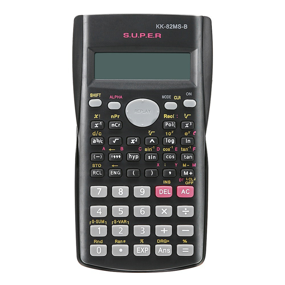 Laptops - เครื่องคิดเลขวิทยาศาสตร์พร้อมฟังก์ชั่น 240 ฟังก์ชั่นและเครื่องคิดเลขนักเรียนแบบพกพาอเนกประสงค์หน้าจอ 2 บรรทัดสําหรับการสอนคณิตศาสตร์