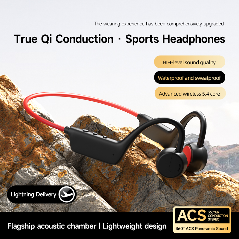 Bone Conduction Running Headphones - หูฟังไร้สาย X1Pro สำหรับกีฬา แบบเปิดหู พร้อมดีไซน์เกี่ยวหู รองรับการ์ดหน่วยความจำ