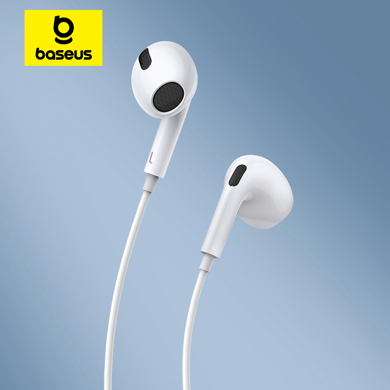Open Ear Air Conduction Headphones - Baseus C17 หูฟังแบบมีสายType-Cพร้อมไมโครโฟนIn-EarหูฟังแบบมีสายสําหรับXiaomi Samsungหมายเหตุ 10 หมายเหตุ