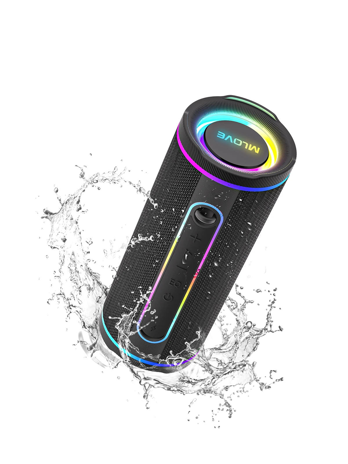 Portable Bluetooth Speaker Waterproof Ipx7 - MLOVE E80 ลำโพงบลูทูธแบบพกพา – เสียงคู่ทรงพลัง, ไฟ