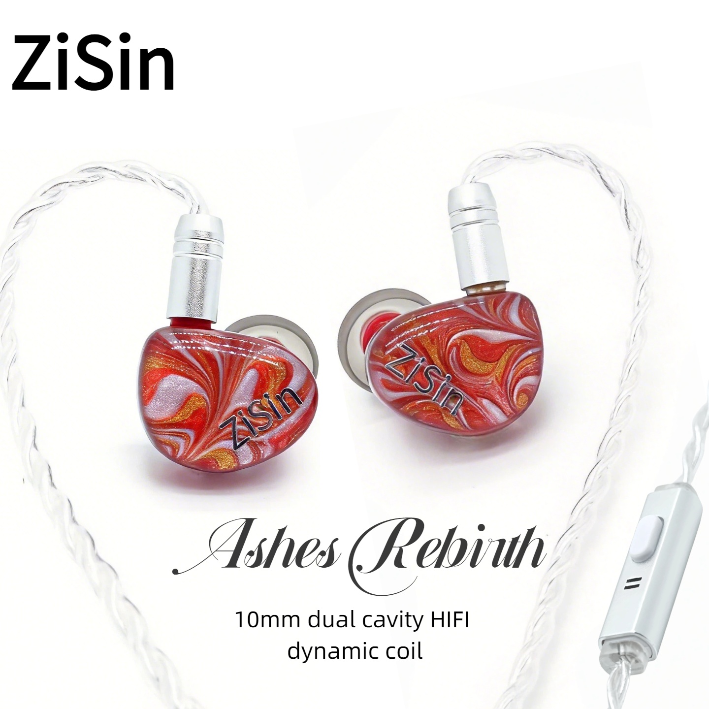 Planar Magnetic Iem Earphones - ZiSin 340 IEM 10 มม. 1DD