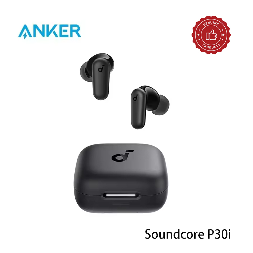 Headphones - หูฟังบลูทูธ Anker Soundcore P30i ตัดเสียงรบกวนอัจฉริยะ พร้อมเอฟเฟกต์เสียงรอบทิศทาง