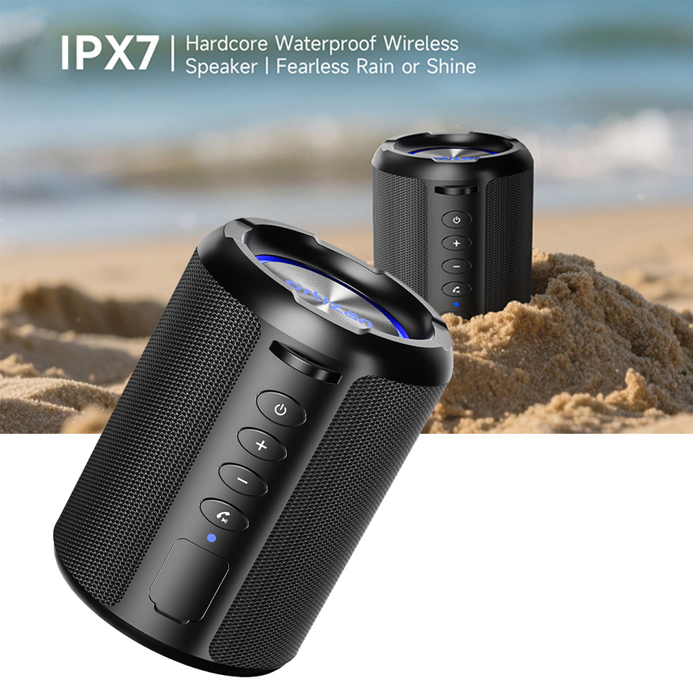 Portable Bluetooth Speaker Waterproof Ipx7 - ลําโพงบลูทูธไร้สาย Ortizan X9S กันน้ํา IPX7, ไฟ