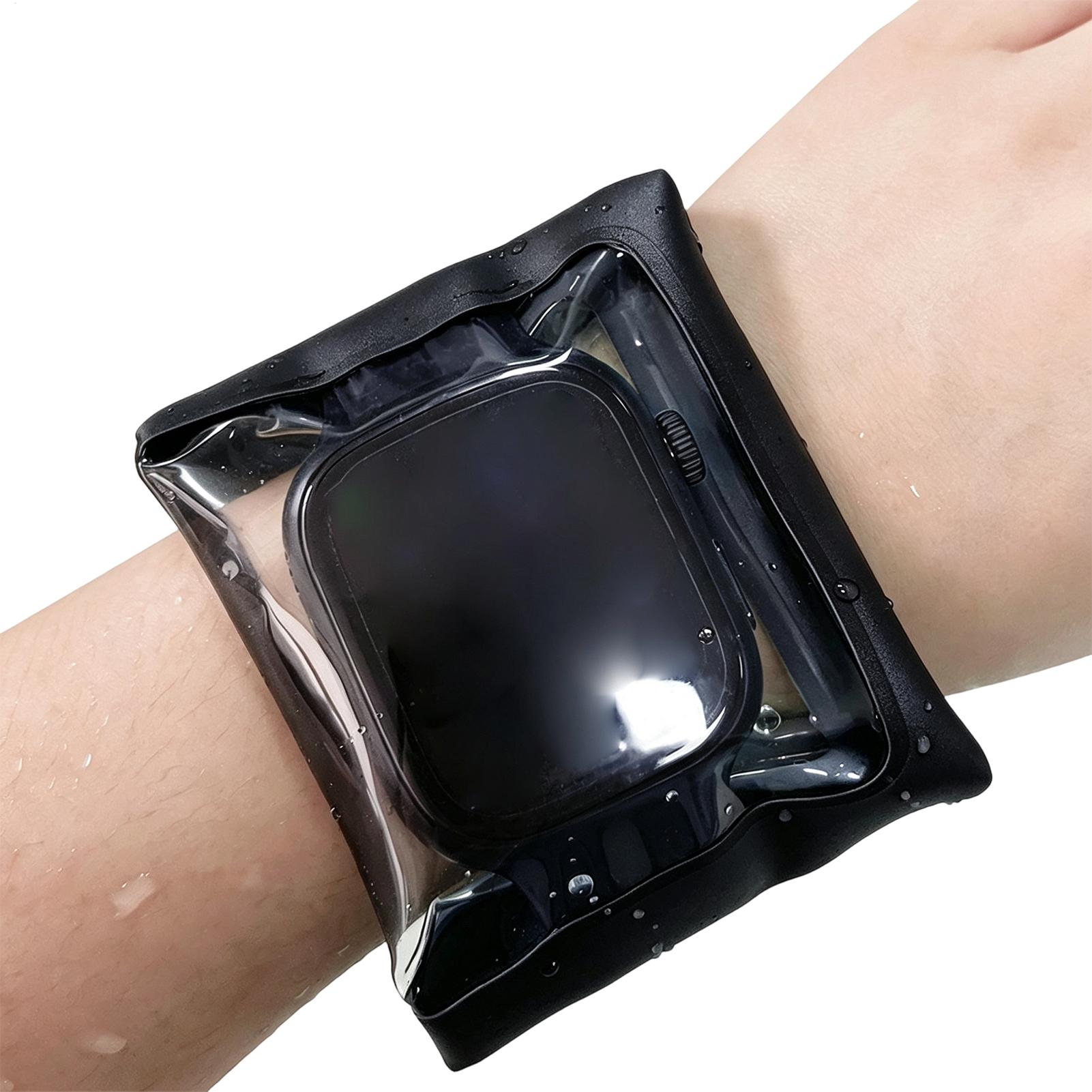 Smartwatches - ซองปิดผนึกสำหรับนาฬิกาอัจฉริยะ ซองกันน้ำสำหรับว่ายน้ำ ดำน้ำ ฝาครอบป้องกันสำหรับกิจกรรมกลางแจ้ง ในร่ม สระว่ายน้ำ