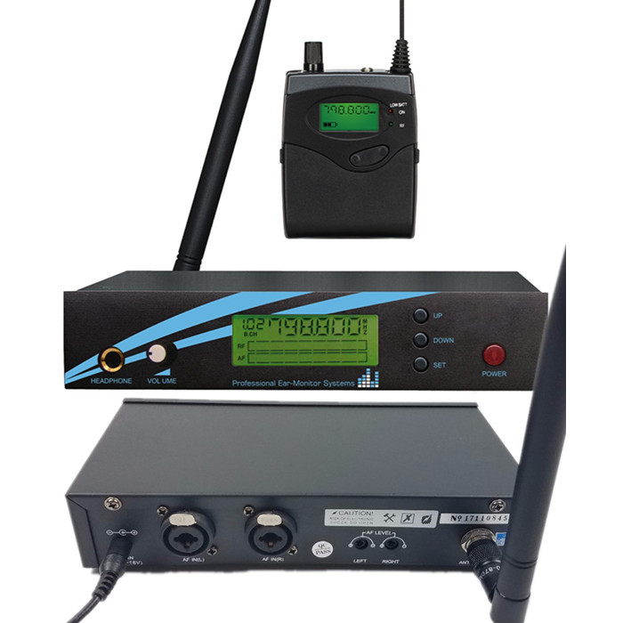 In Ear Monitors For Singers - ระบบหูฟังไร้สาย Mono Professional Stage Performance BK500
