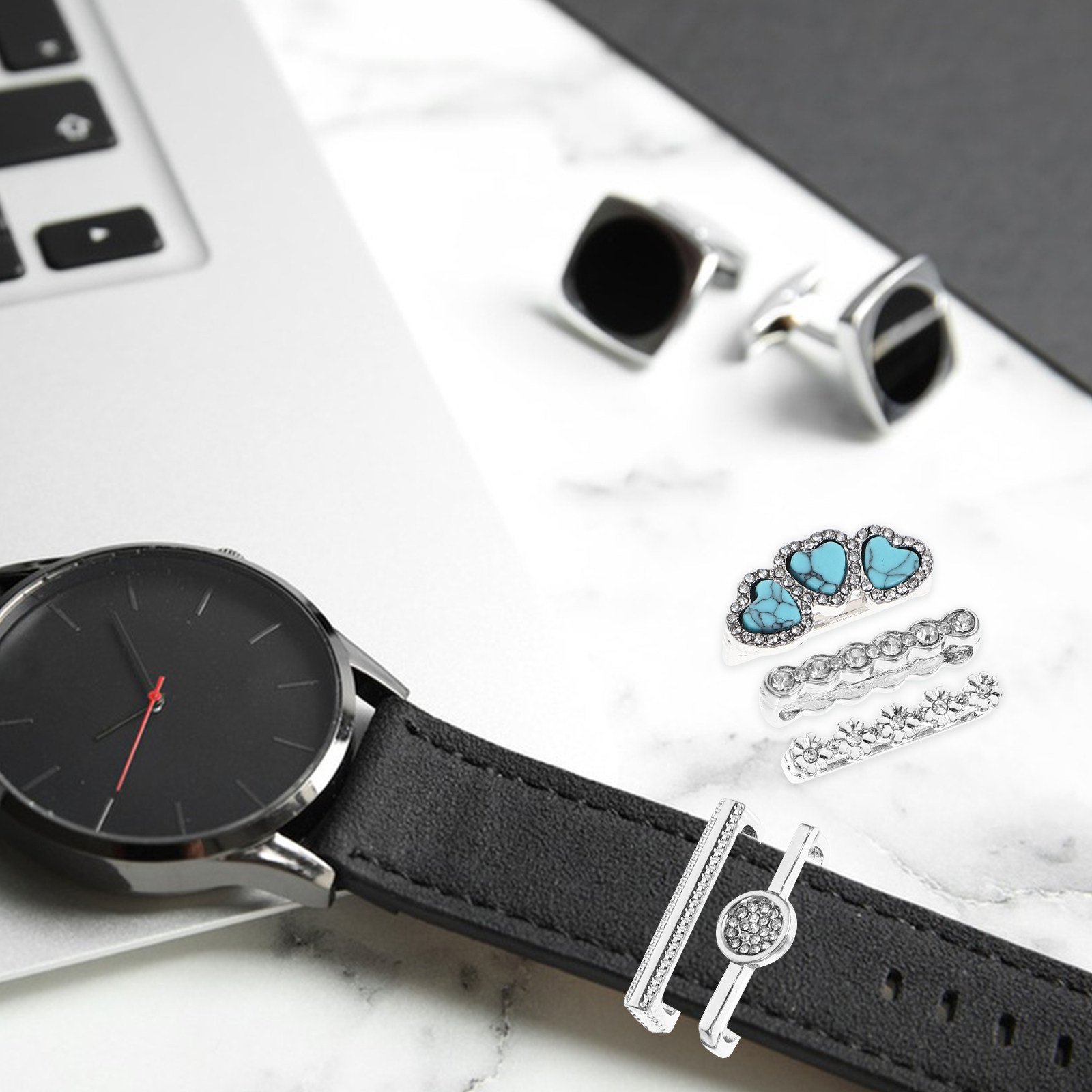 ชุดตกแต่งสายนาฬิกาอัจฉริยะ 5 ช - Smartwatches บทวิจารณ์และราคา