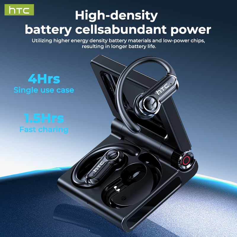 HTC NE80 จอแสดงผล LCD แบบฟูลเอ - Open Ear Air Conduction Headphones บทวิจารณ์และราคา
