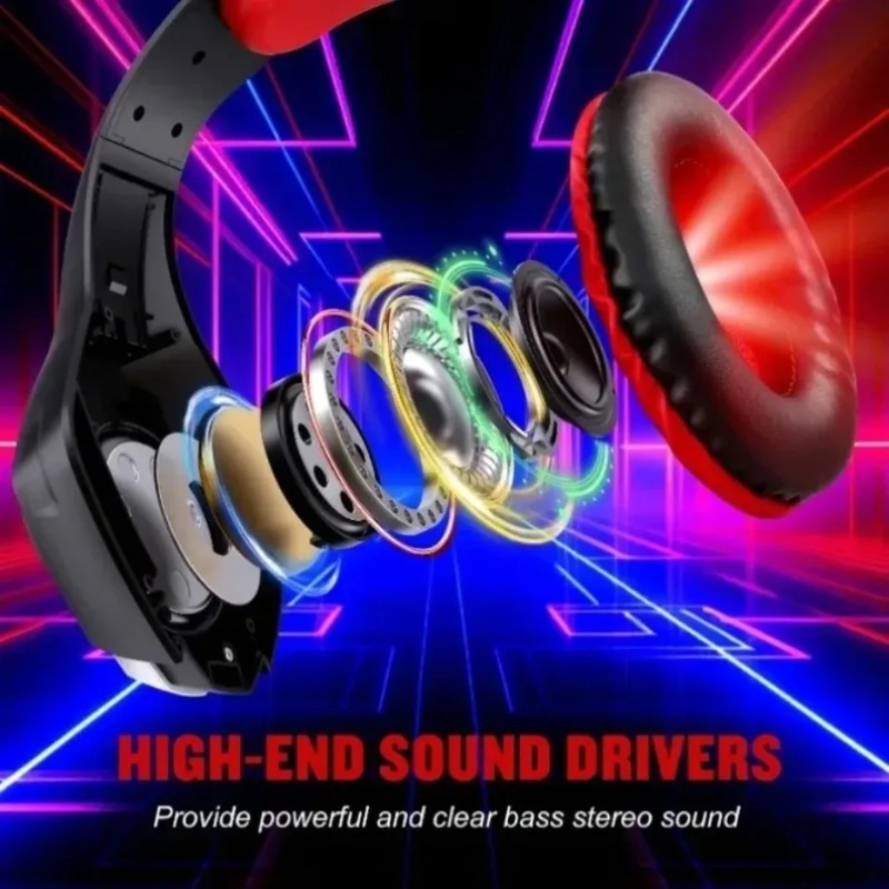 หูฟังเกมมิ่งแบบมีสาย ครอบหู พร - Gaming Headset With Mic Rgb บทวิจารณ์และราคา