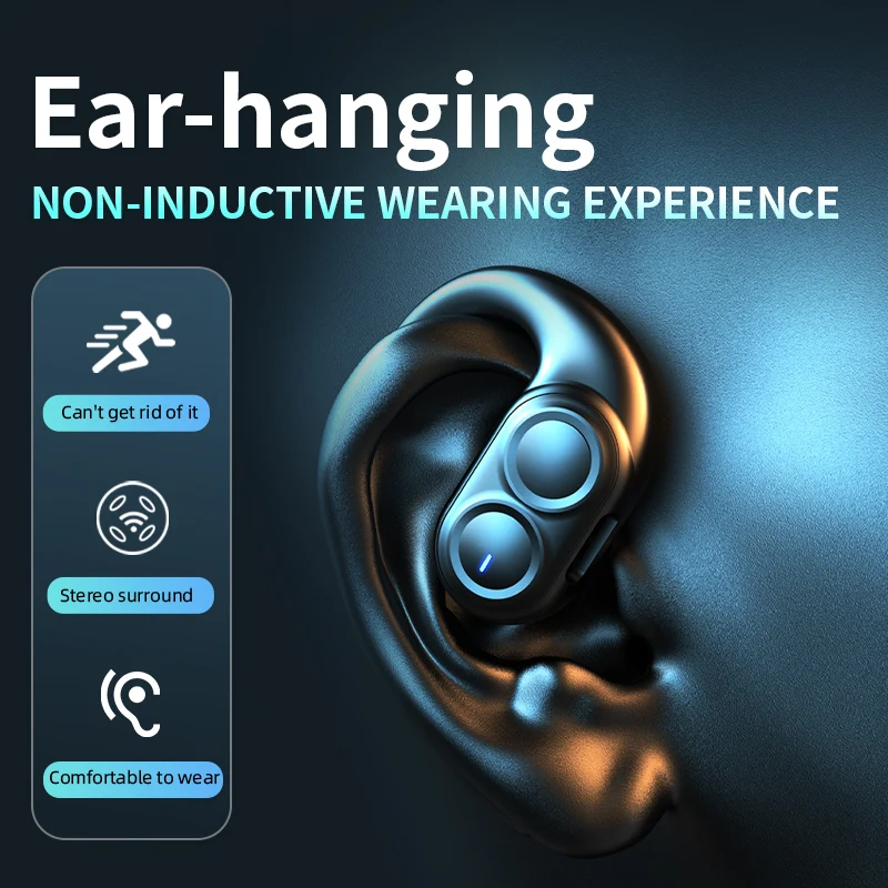 หูฟังไร้สายบลูทูธชุดหูฟังเปิดเ - Open Ear Air Conduction Headphones บทวิจารณ์และราคา