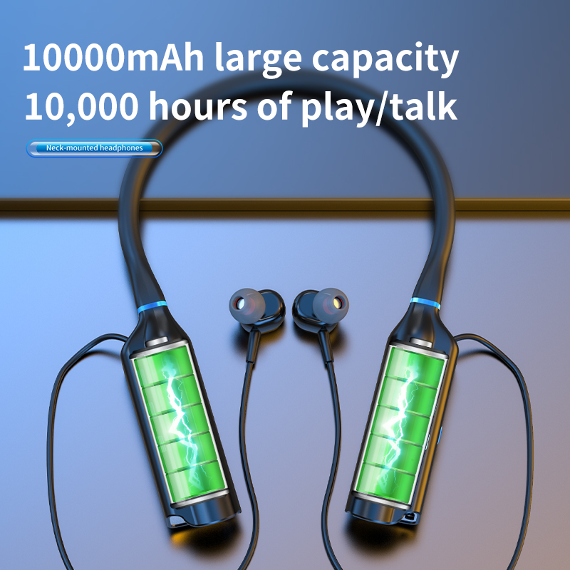 10000มิลลิแอมป์ต่อ10000ชั่วโมง - Magnetic Neckband Sports Earphones บทวิจารณ์และราคา