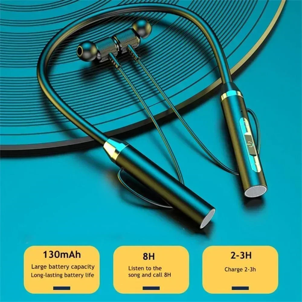 หูฟังไร้สายบลูทูธแบบคล้องคอ หู - Magnetic Neckband Sports Earphones บทวิจารณ์และราคา