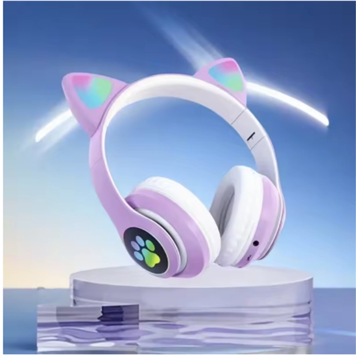 DT90 ชุดหูฟังบลูทูธหูแมวน่ารัก - Cat Ear Bluetooth Headset Led บทวิจารณ์และราคา