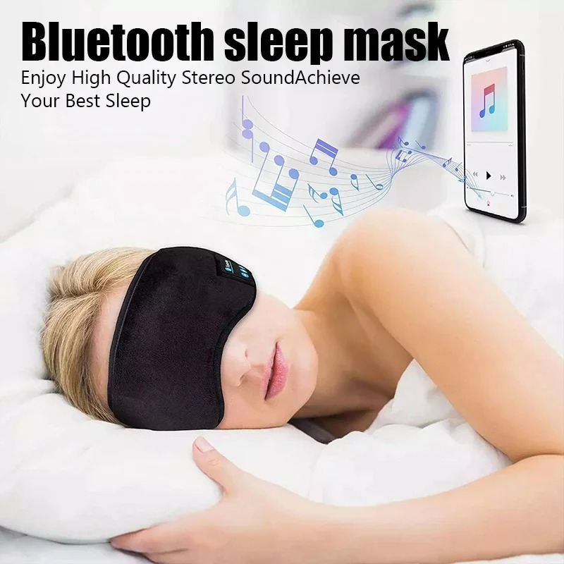 หูฟังบลูทูธแบบคาดศีรษะสำหรับกี - Sleep Mask Headphones Bluetooth บทวิจารณ์และราคา