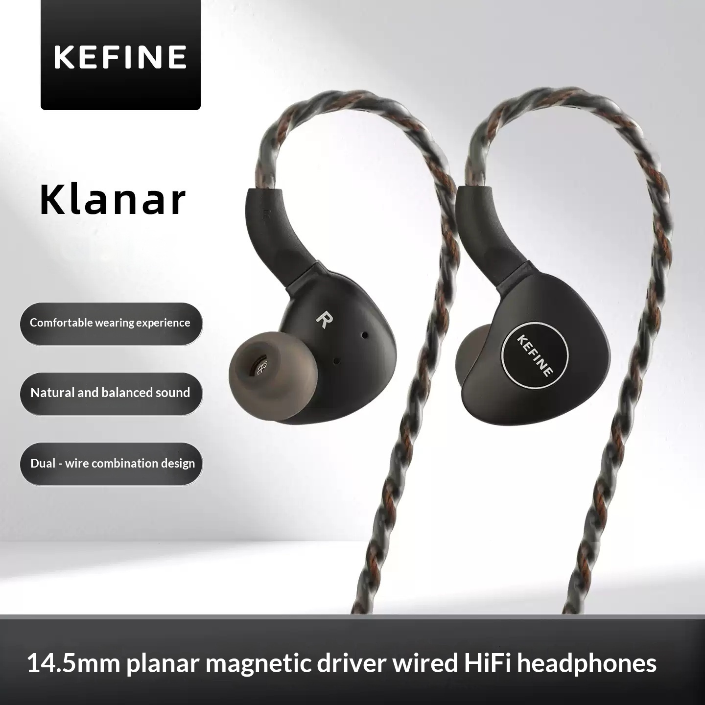KEFINE Klanar หูฟังอินเอียร์พร - Planar Magnetic Iem Earphones บทวิจารณ์และราคา