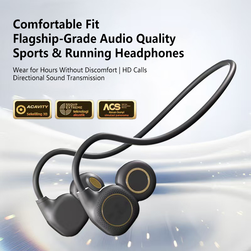 หูฟังบลูทูธแบบกระดูกนำเสียง ไร - Bone Conduction Running Headphones บทวิจารณ์และราคา