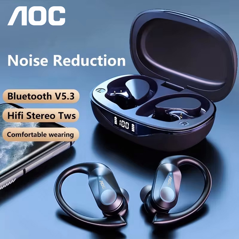 ช้อยส์ AOC ชุดหูฟังกีฬาไร้สายบ - Headphones บทวิจารณ์และราคา