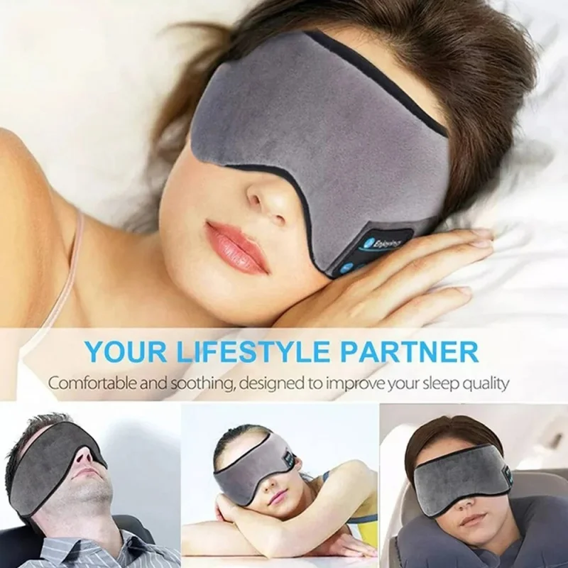 ที่คาดผมบลูทูธไร้สายสำหรับนอนห - Sleep Mask Headphones Bluetooth บทวิจารณ์และราคา