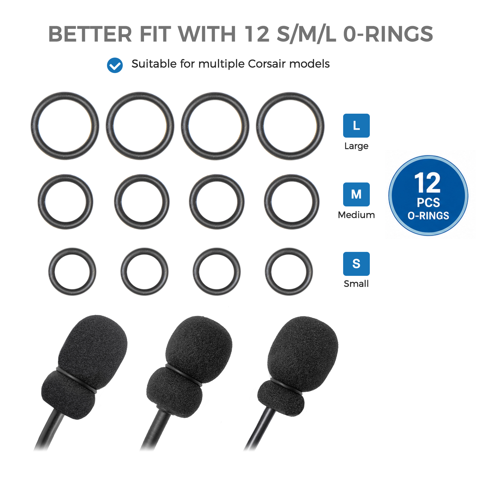 ฝาครอบไมโครโฟน 4 ชิ้น + โอริง  - Gaming Headset With Mic Rgb บทวิจารณ์และราคา