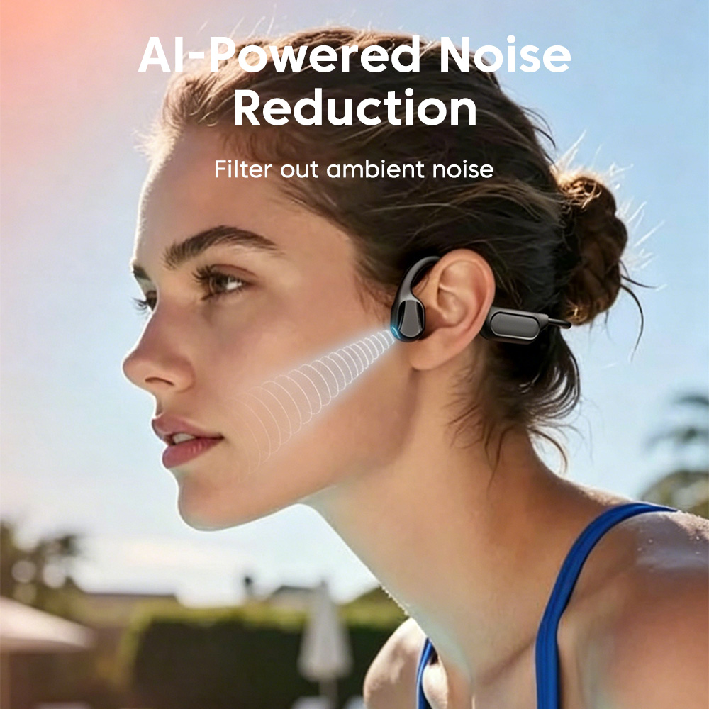 หูฟังแบบส่งสัญญาณผ่านกระดูกสำห - Bone Conduction Running Headphones บทวิจารณ์และราคา
