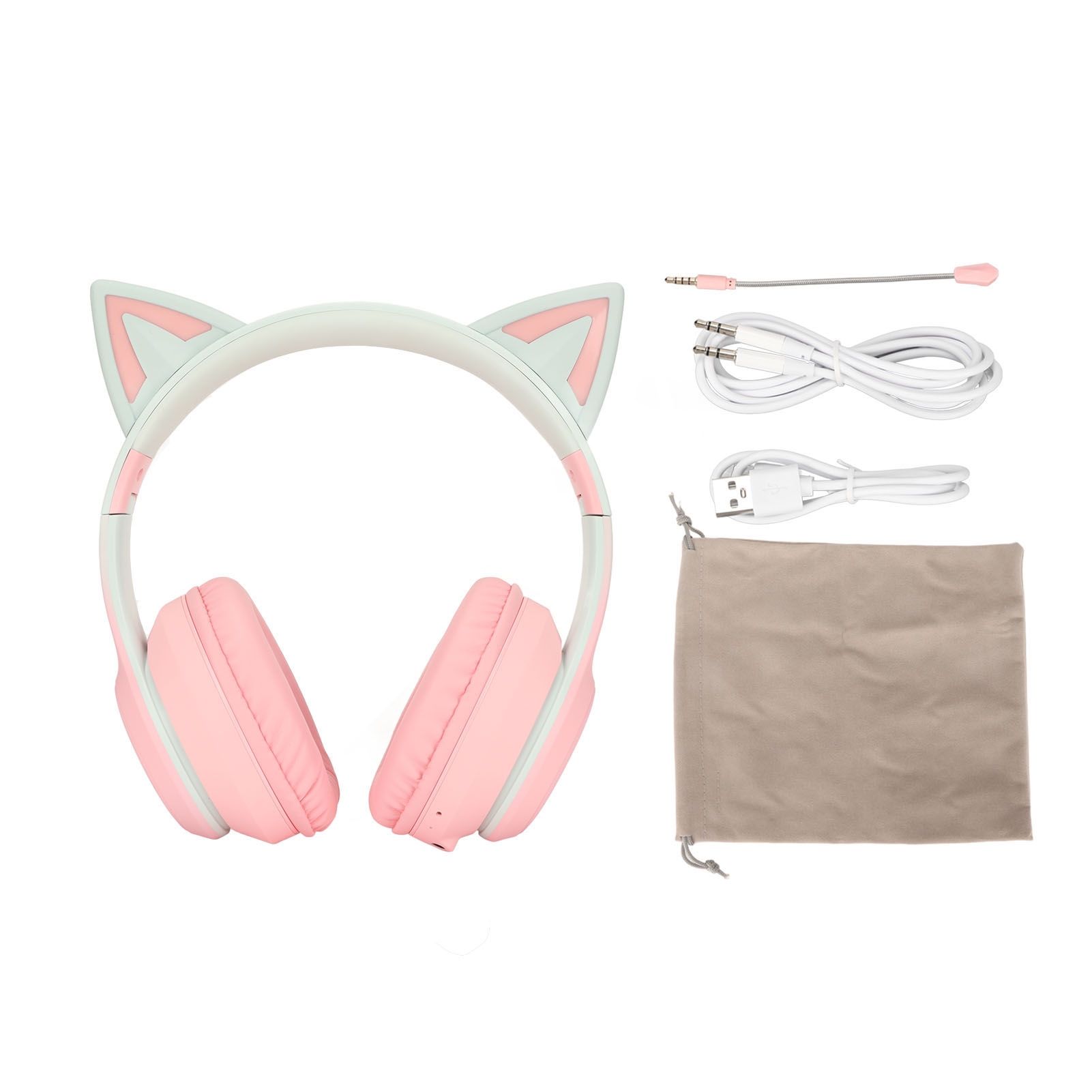 หูฟังบลูทูธสำหรับเล่นเกมรูปหูแ - Cat Ear Bluetooth Headset Led บทวิจารณ์และราคา