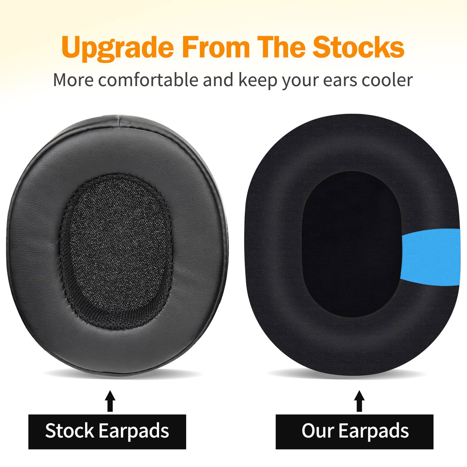 ZUODUO เปลี่ยนแผ่นรองหูฟังเจลน - Anc Wireless Over Ear Headphones บทวิจารณ์และราคา