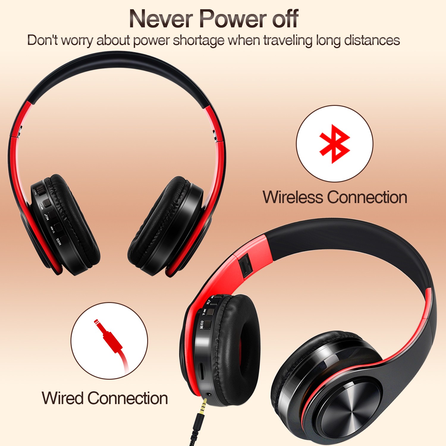CATASSU หูฟังบลูทูธหูฟังชุดหูฟ - Anc Wireless Over Ear Headphones บทวิจารณ์และราคา