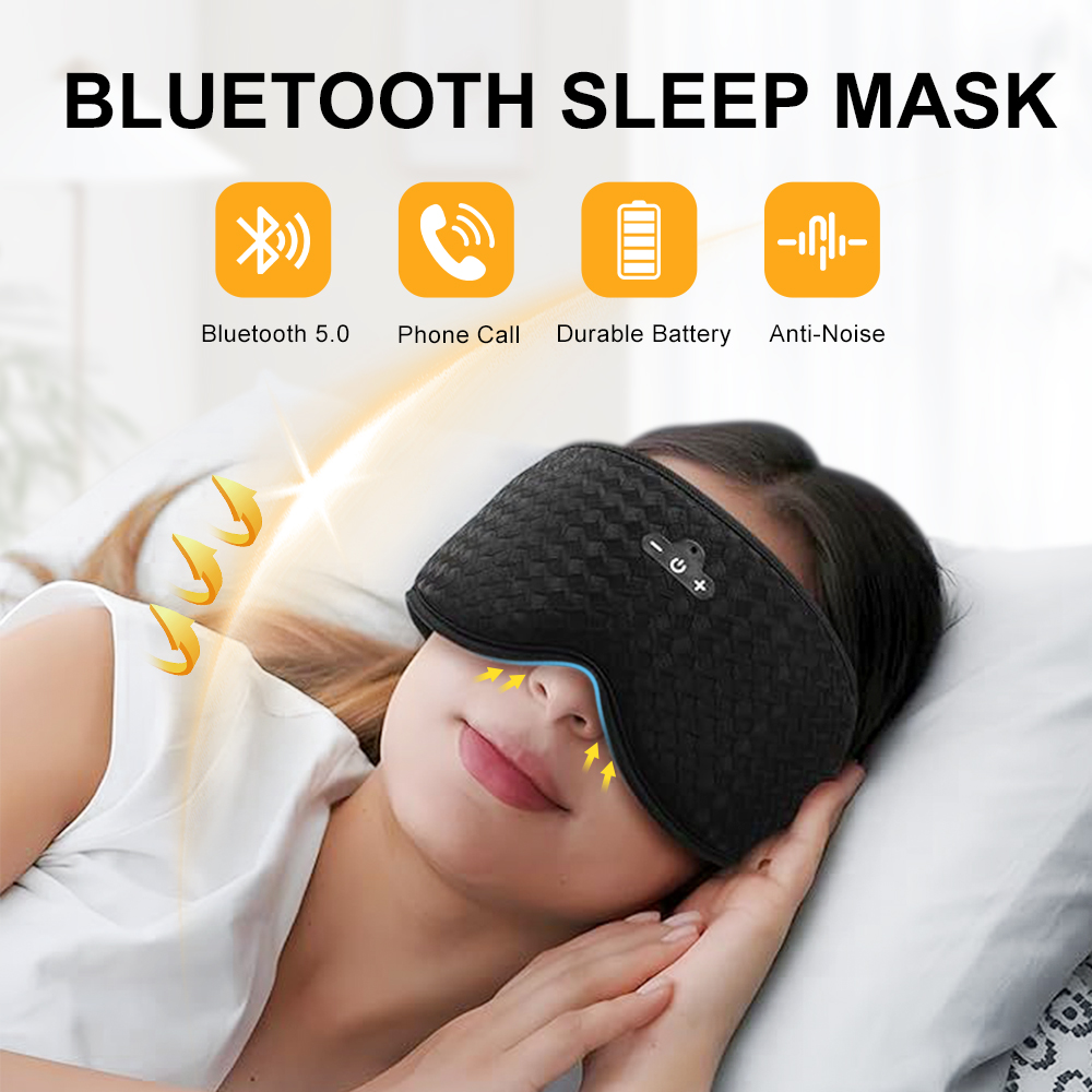 หน้ากากปิดตา 3 มิติ บลูทูธ พร้ - Sleep Mask Headphones Bluetooth บทวิจารณ์และราคา