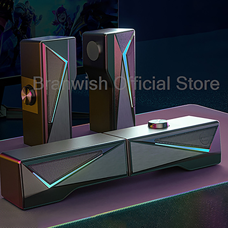 RGB Gaming Soundbar พร้อมการออ - Rgb Computer Soundbar For Pc บทวิจารณ์และราคา