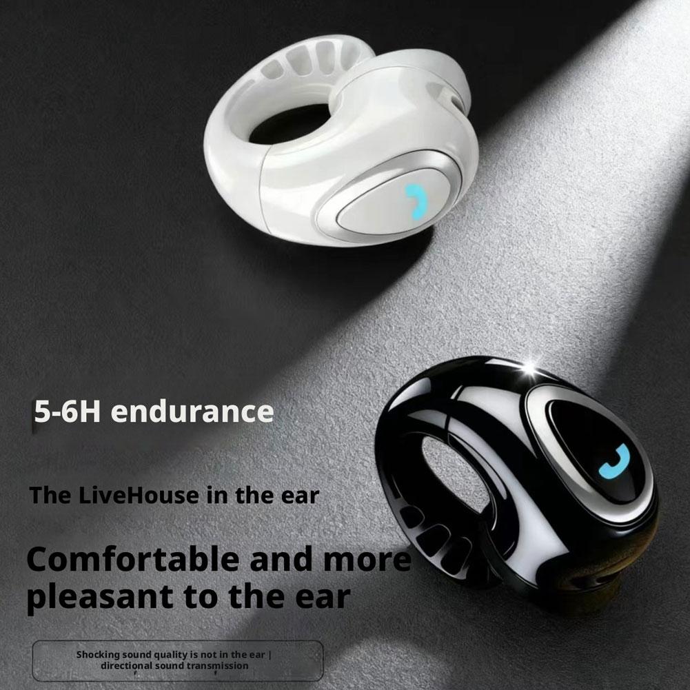 หูฟังบลูทูธไร้สายแบบหนีบหู หูฟ - Open Ear Air Conduction Headphones บทวิจารณ์และราคา