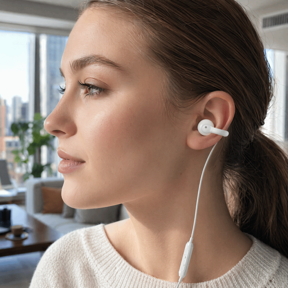 หูฟังแบบมีสายส่งเสียงผ่านอากาศ - Open Ear Air Conduction Headphones บทวิจารณ์และราคา