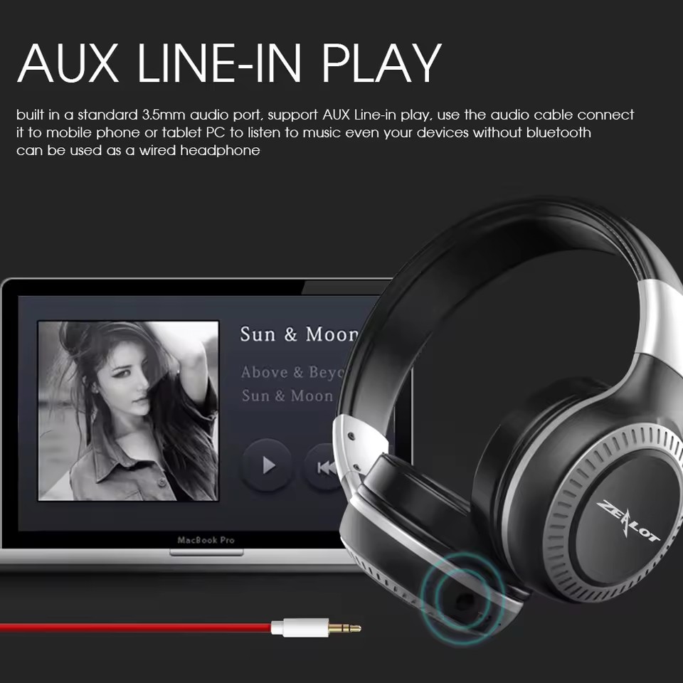 ZEALOT B19 หูฟังบลูทูธชุดหูฟัง - Anc Wireless Over Ear Headphones บทวิจารณ์และราคา