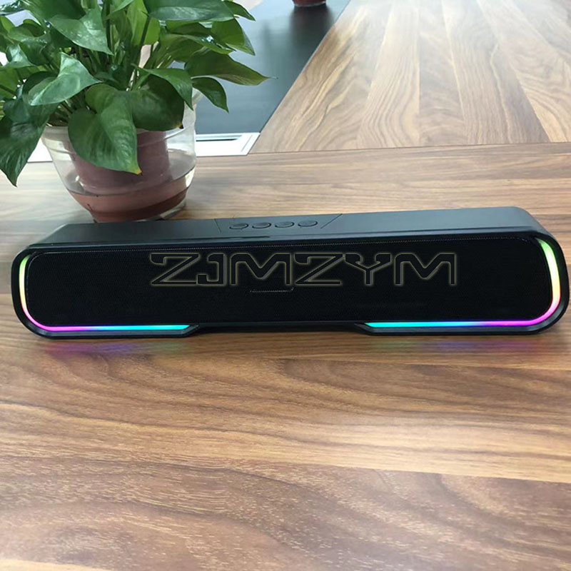 ไฟ RGB ลำโพงบลูทูธ ซาวด์บาร์ ล - Rgb Computer Soundbar For Pc บทวิจารณ์และราคา
