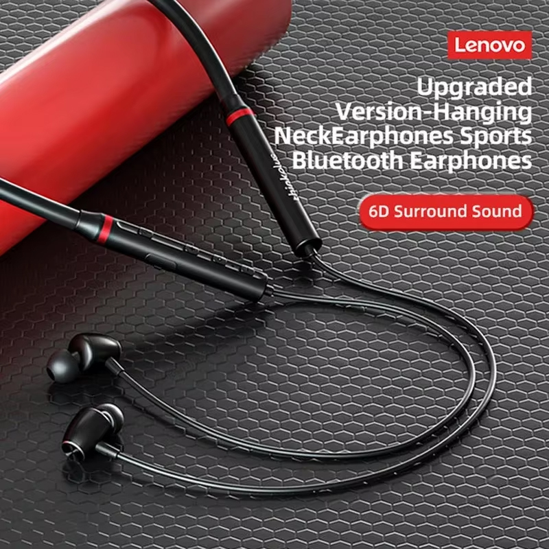 100% ของแท้เลอโนโว HE05X หูฟัง - Magnetic Neckband Sports Earphones บทวิจารณ์และราคา